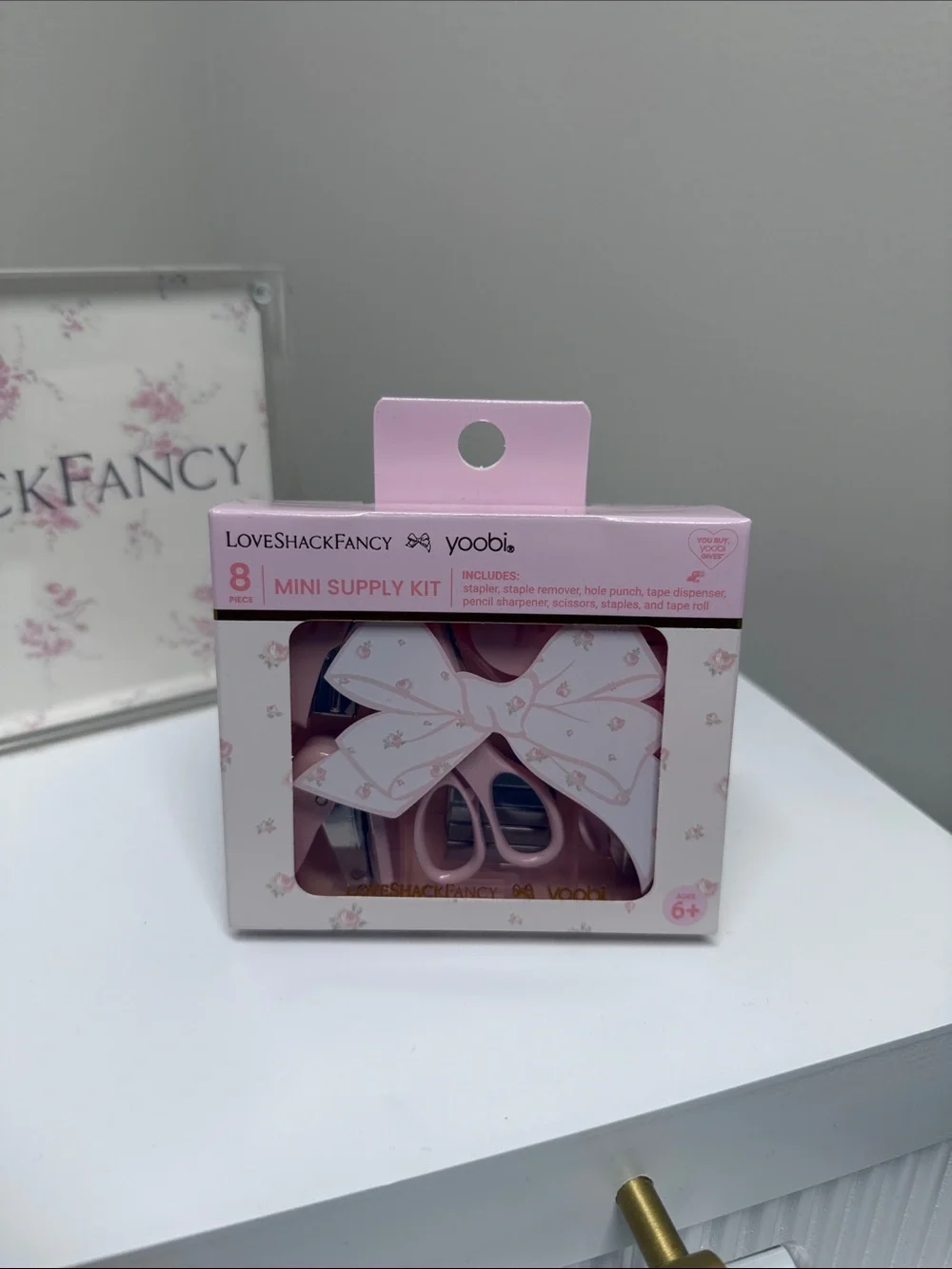 🎀 Love Shack Fancy stationery pink mini kit